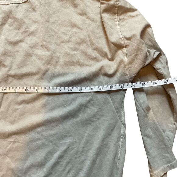 Free People Women’s Mock Neck Long Sleeve Tee. Grey. Size Medium. - Picture 6 of 11